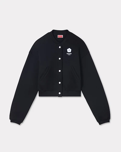 'Boke Flower 2.0' boxy teddy jacket