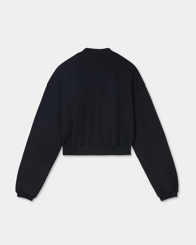 'Boke Flower 2.0' boxy teddy jacket