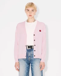 'Boke Flower' embroidered vneck cardigan wool