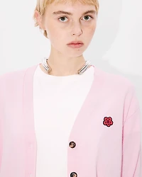 'Boke Flower' embroidered vneck cardigan wool