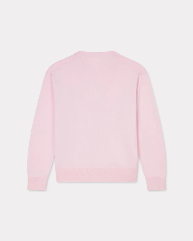 'Boke Flower' embroidered vneck cardigan wool