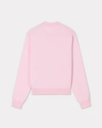 'Boke Flower' embroidered crewneck cardigan wool