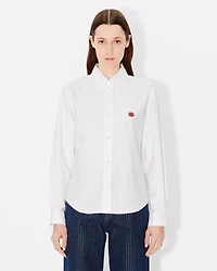 'Boke Flower' embroidered fitted shirt
