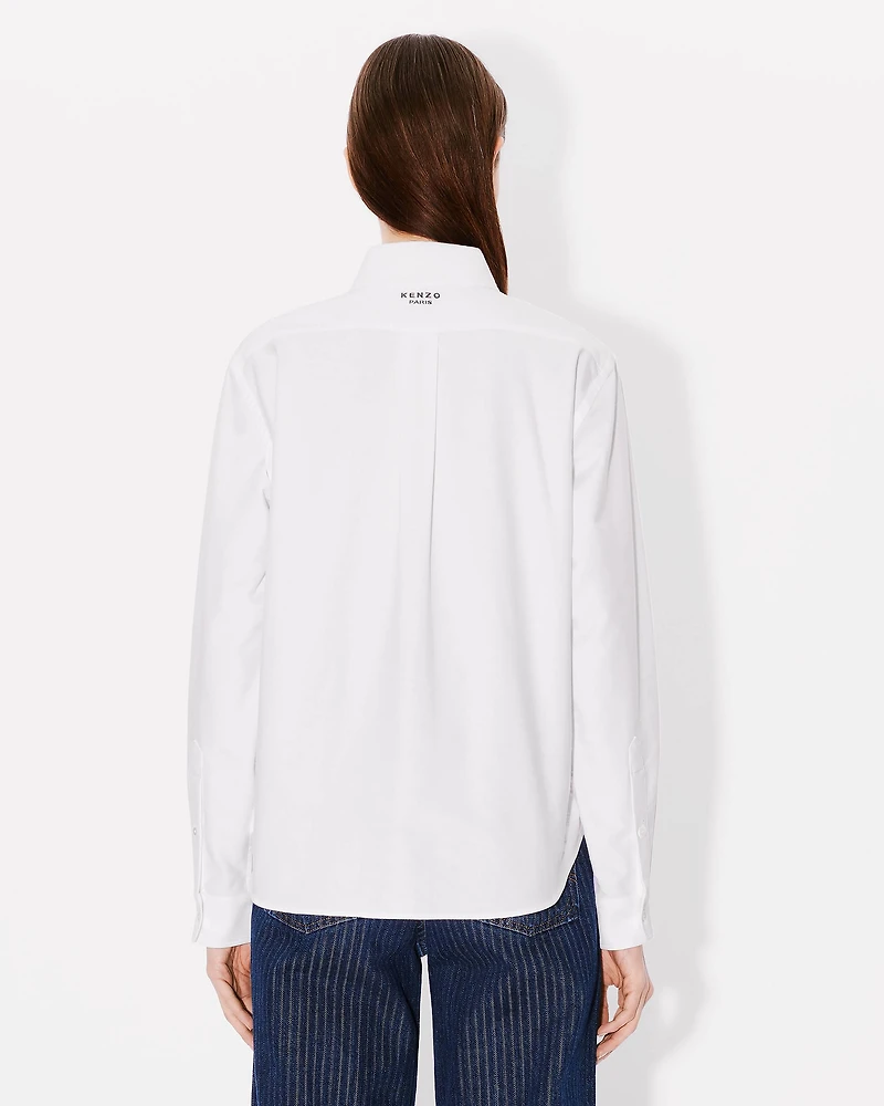 'Boke Flower' embroidered fitted shirt