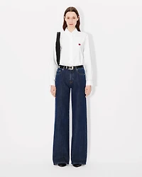 'Boke Flower' embroidered fitted shirt