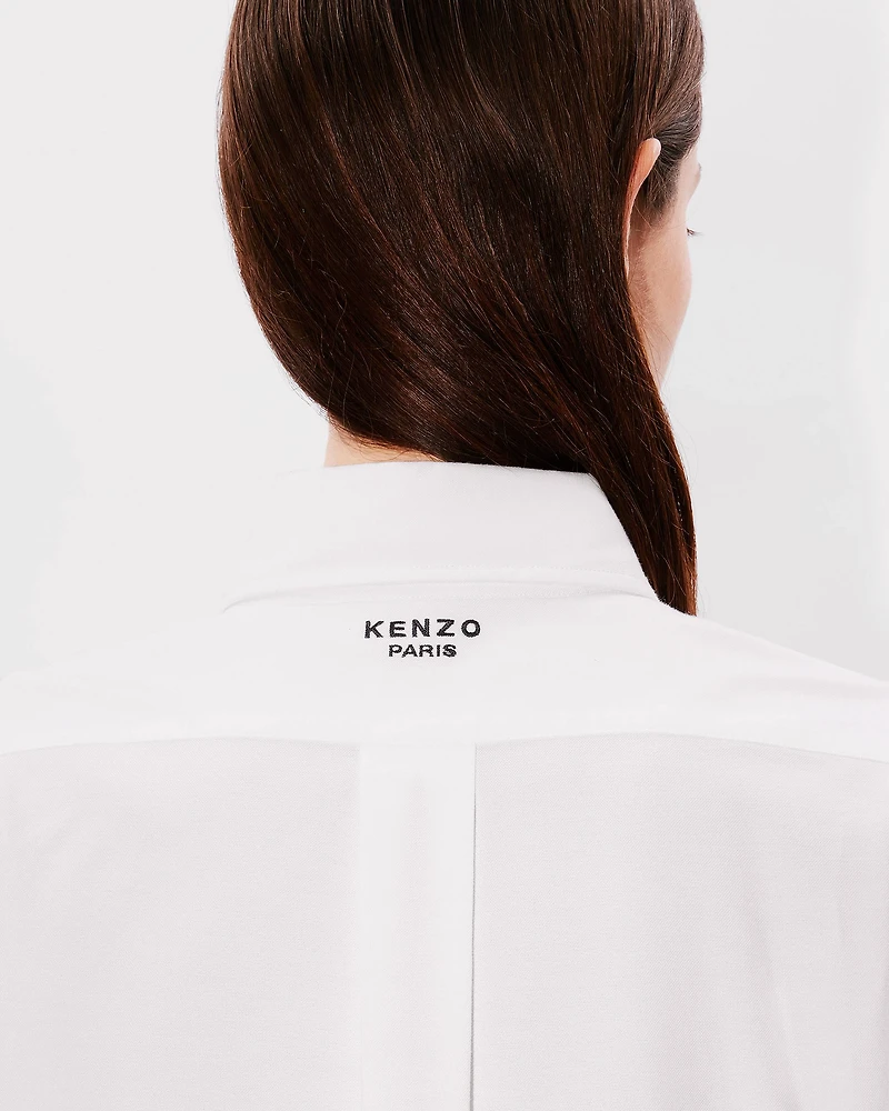'Boke Flower' embroidered fitted shirt
