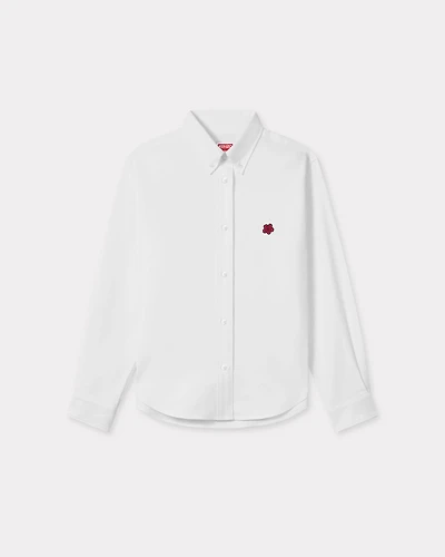 'Boke Flower' embroidered fitted shirt