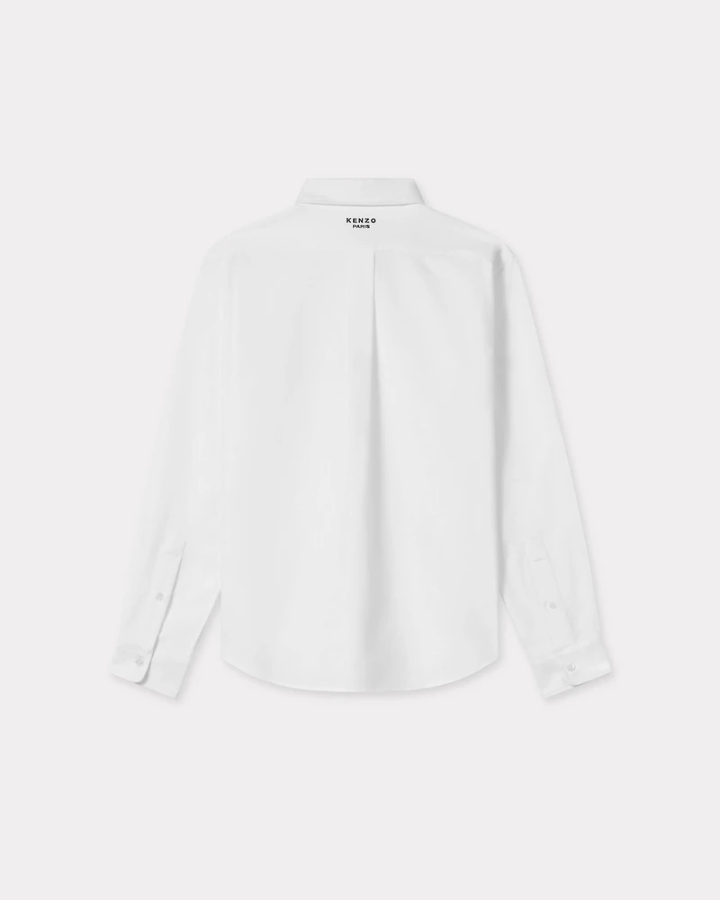 'Boke Flower' embroidered fitted shirt