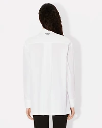 'Boke Flower' embroidered oversized shirt