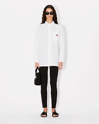 'Boke Flower' embroidered oversized shirt
