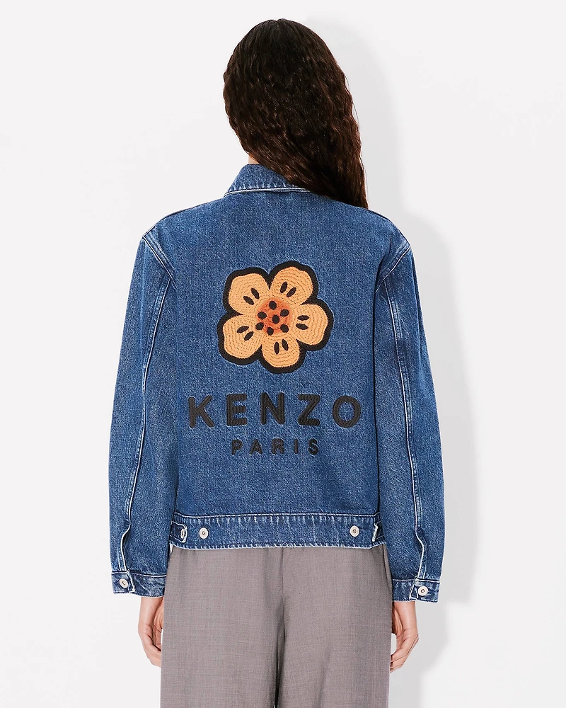 'Boke Flower' oversized trucker jacket japanese denim