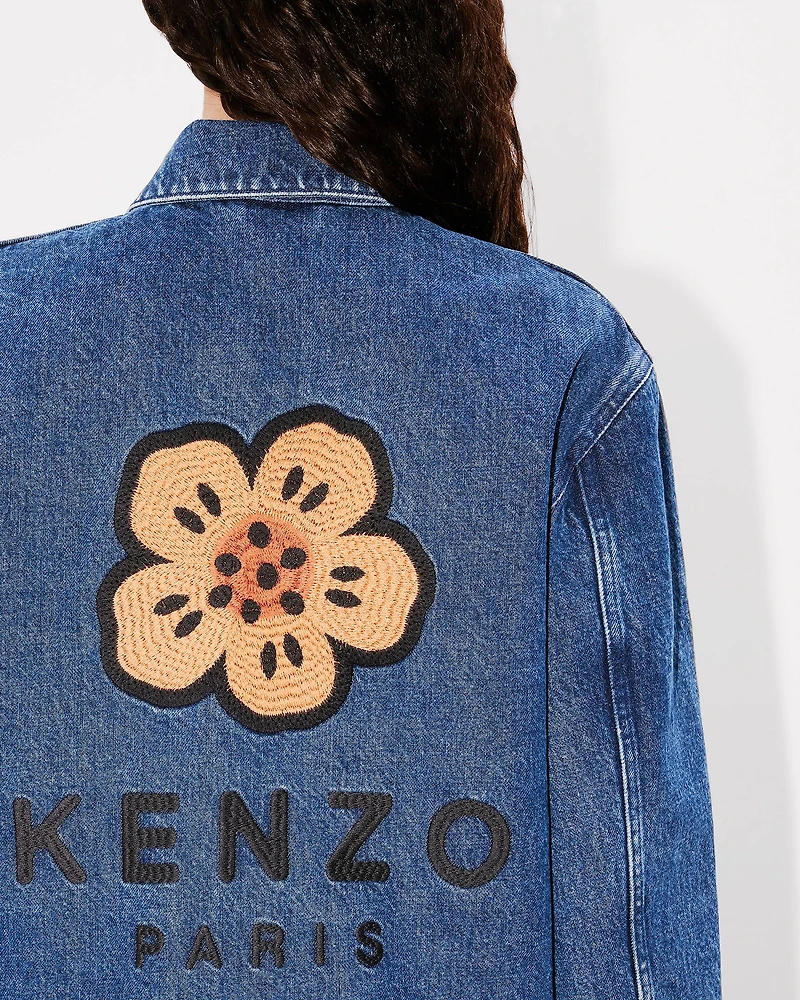 'Boke Flower' oversized trucker jacket japanese denim
