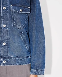 'Boke Flower' oversized trucker jacket japanese denim