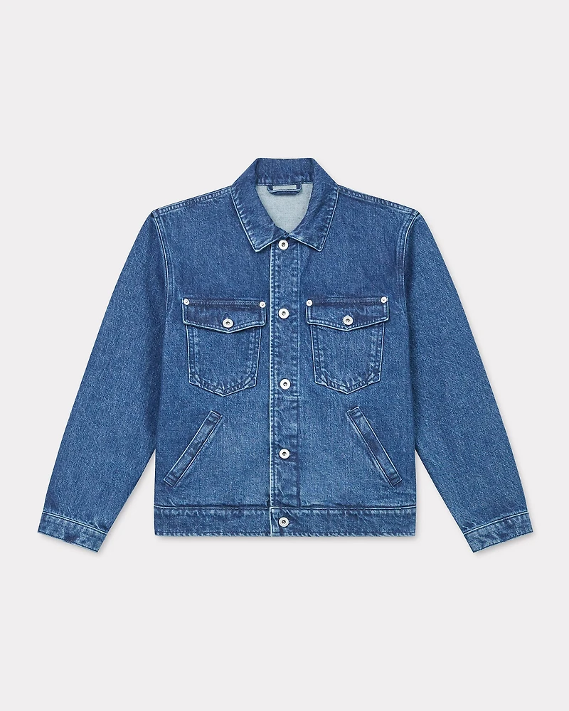 'Boke Flower' oversized trucker jacket japanese denim