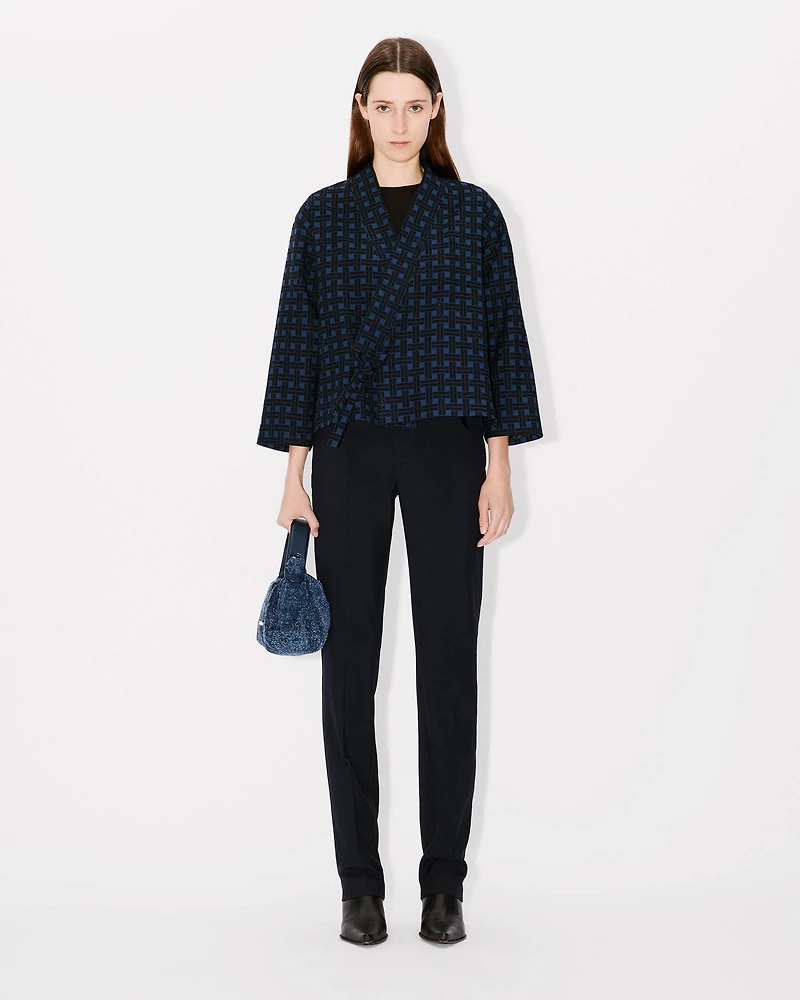 Cigarette pants virgin wool