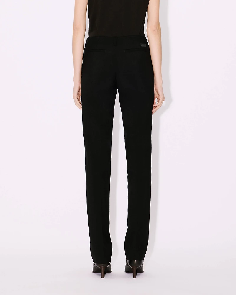 Cigarette pants virgin wool