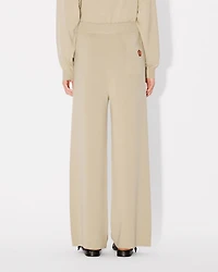 'Boke Flower' embroidered pants wool