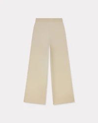 'Boke Flower' embroidered pants wool