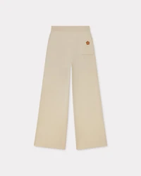'Boke Flower' embroidered pants wool