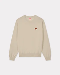 'Boke Flower' embroidered jumper wool