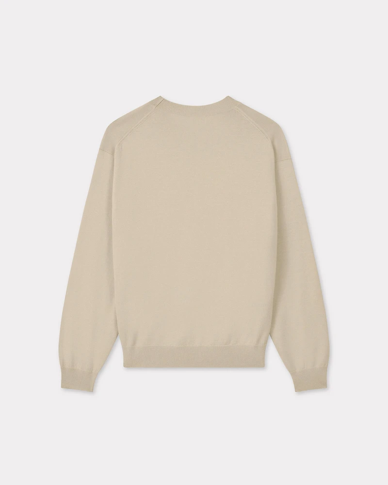 'Boke Flower' embroidered jumper wool
