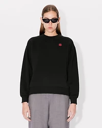 'Boke Flower' embroidered sweatshirt cotton