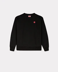 'Boke Flower' embroidered sweatshirt cotton