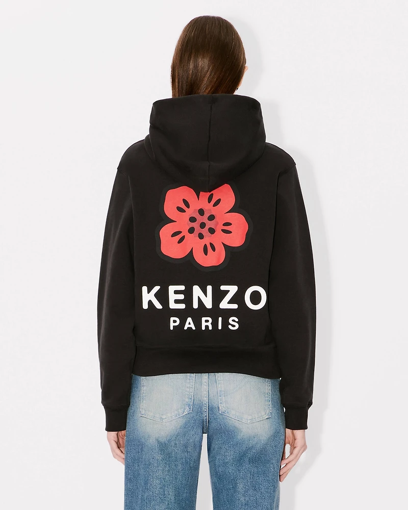 'Boke Flower' embroidered hoodie