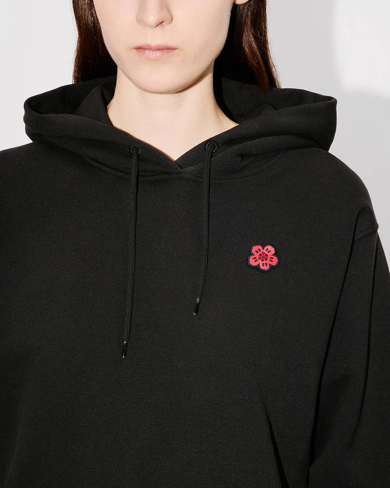 'Boke Flower' embroidered hoodie