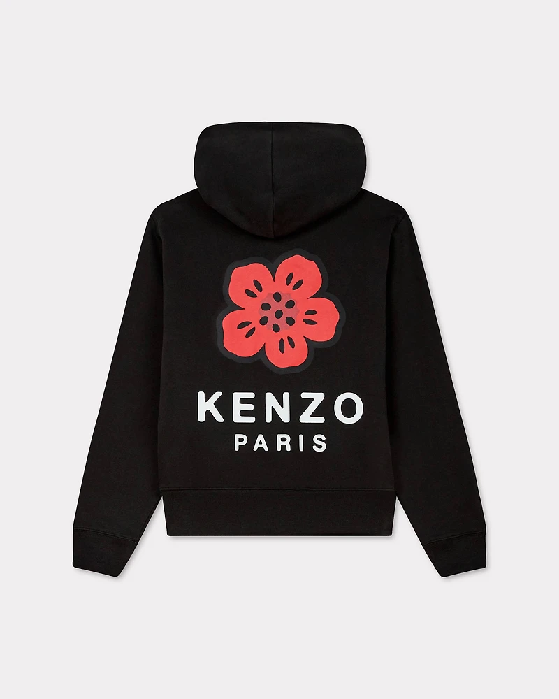 'Boke Flower' embroidered hoodie
