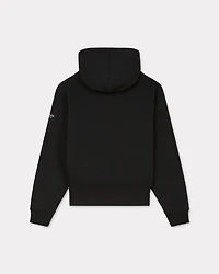'Boke Flower' embroidered hoodie cotton