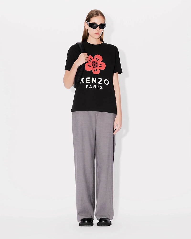 'Boke Flower' loose T-shirt cotton