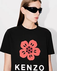 'Boke Flower' loose T-shirt cotton