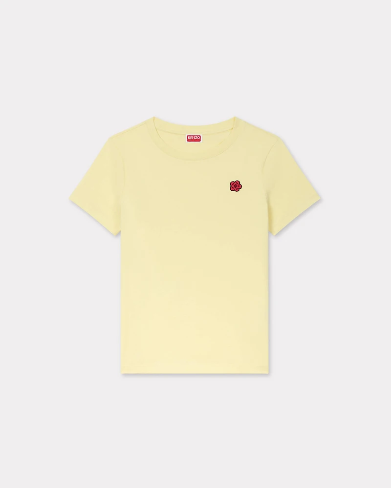 'Boke Flower' embroidered T-shirt cotton