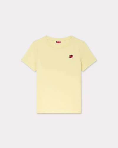 'Boke Flower' embroidered T-shirt cotton