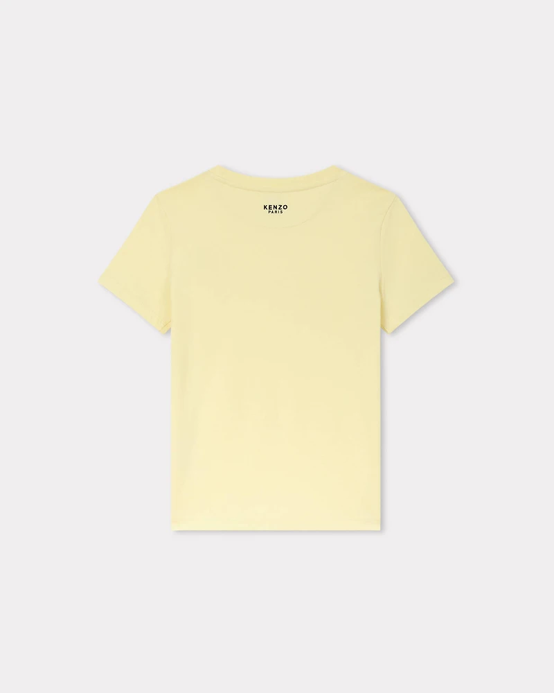 'Boke Flower' embroidered T-shirt cotton