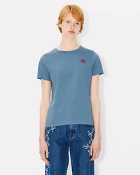 'Boke Flower' embroidered T-shirt cotton