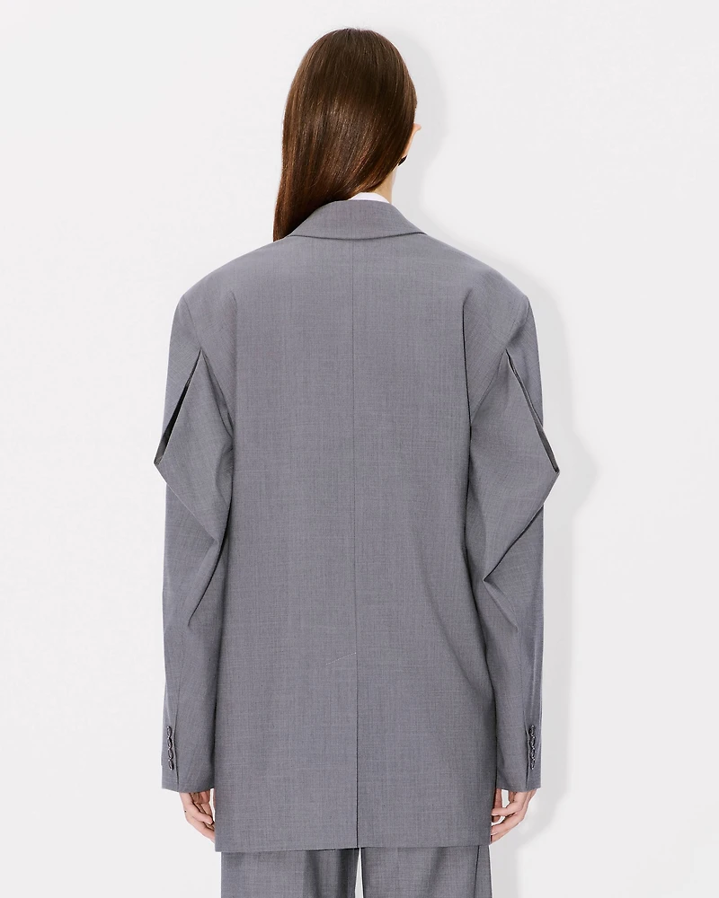 Oversized kimono blazer virgin wool