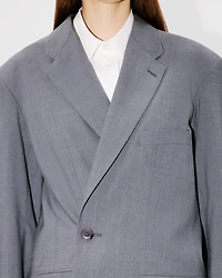 Oversized kimono blazer virgin wool
