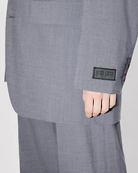 Oversized kimono blazer virgin wool