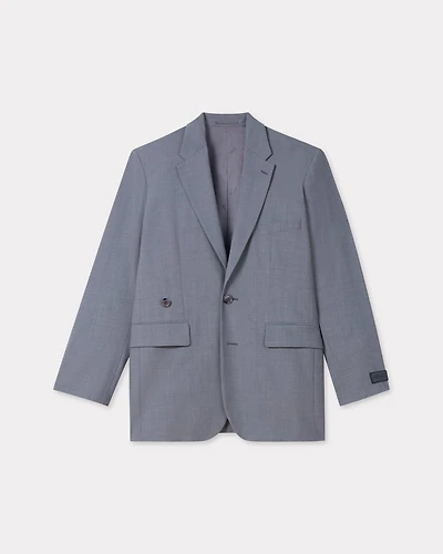 Oversized kimono blazer virgin wool