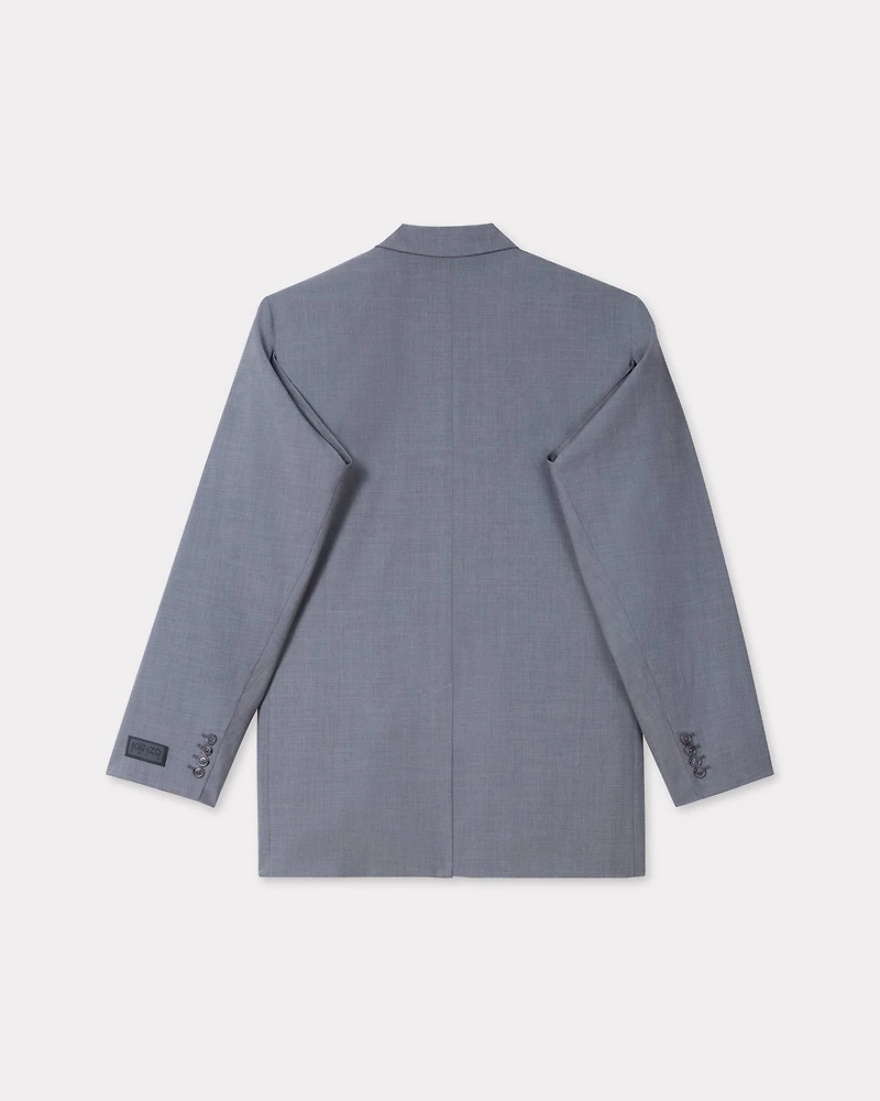 Oversized kimono blazer virgin wool