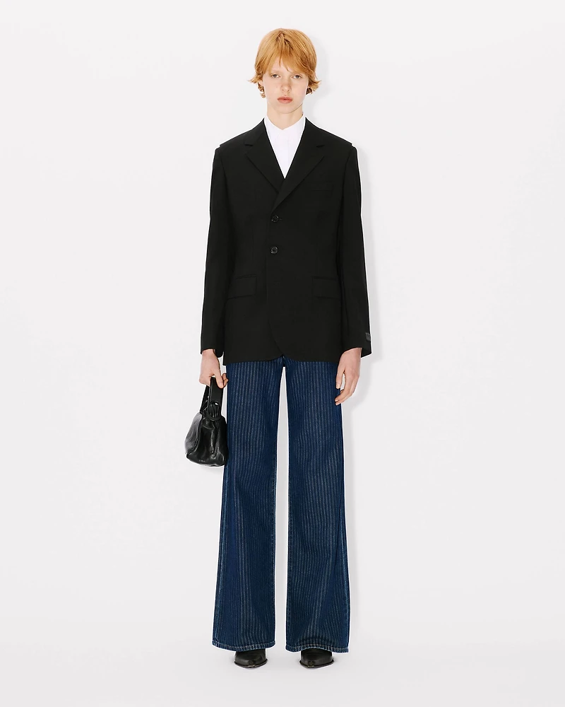 Waisted blazer virgin wool