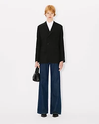 Waisted blazer virgin wool
