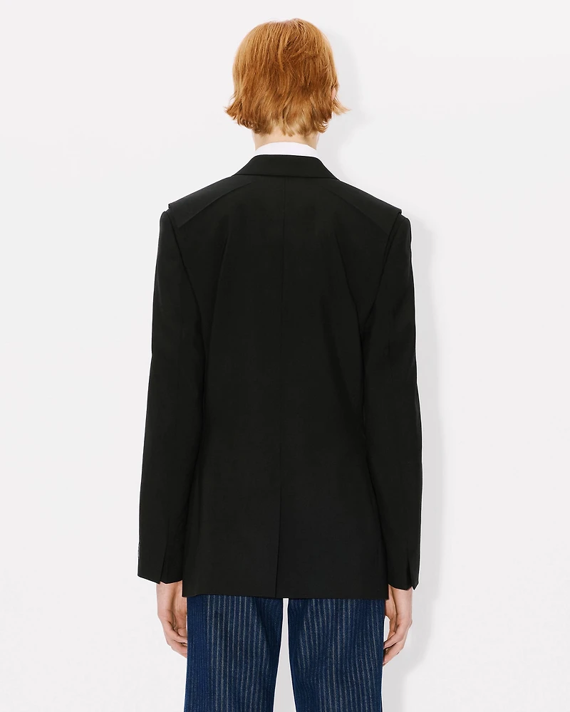 Waisted blazer virgin wool