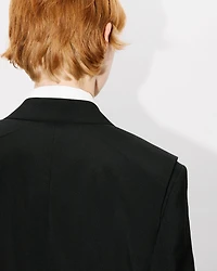 Waisted blazer virgin wool