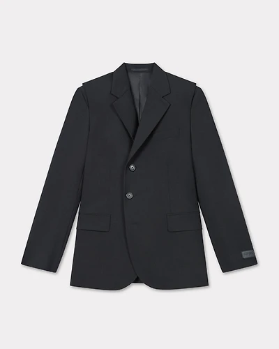 Waisted blazer virgin wool