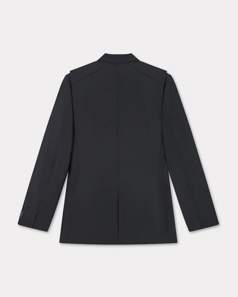 Waisted blazer virgin wool