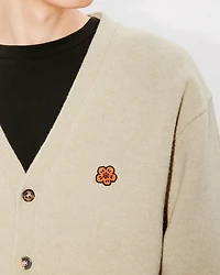 'Boke Flower' embroidered cardigan wool