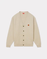 'Boke Flower' embroidered cardigan wool